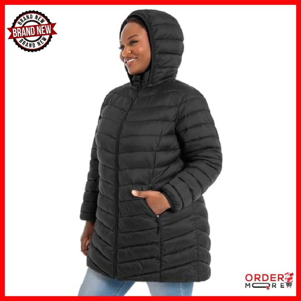 Plus Size Packable Puffer Jacket Lightweight Wint… - image 3